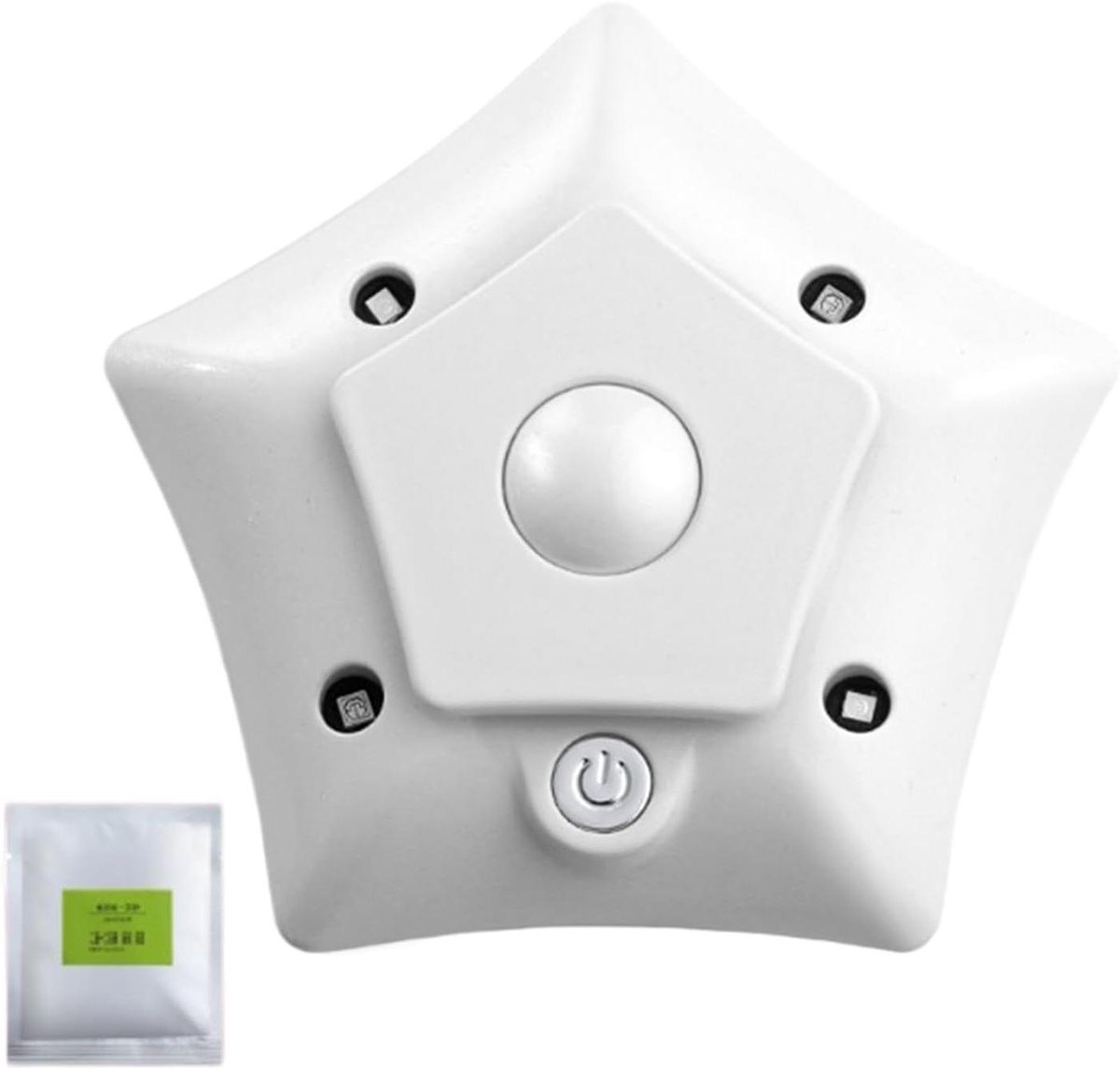 Toilet Reinigingslamp - Nachtlampje Zuiveraar - Badkamer Fris Houden - Automatische UV Timer - 10.5 cm - Wit