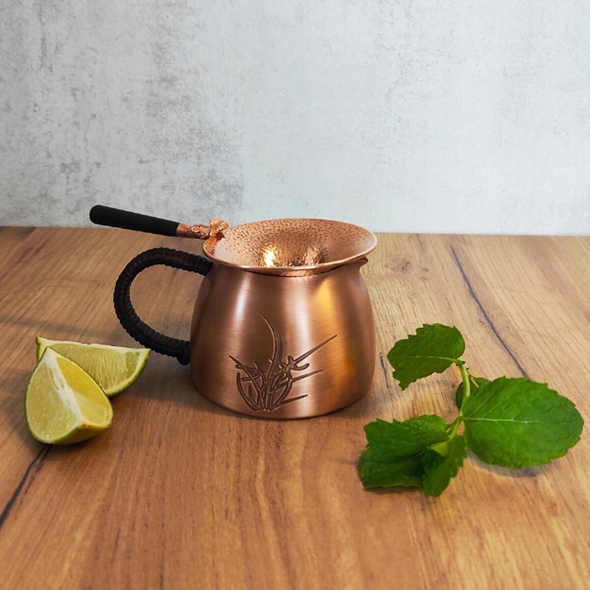 Koperen theefilter en kruideninfuser - 250 ml
