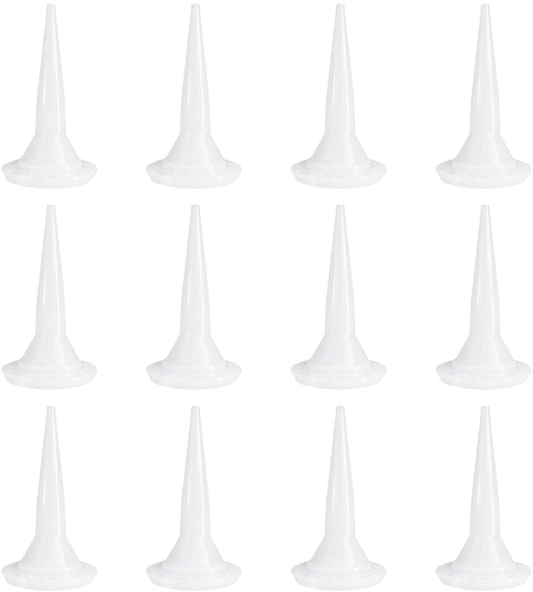 Dailygoods- Vullen Nozzle Set van 12 - Herbruikbare Spuitmondjes - Applicator Tips - Vervangings Tool - Extension Tool - Voor Bouw - Spuitmond