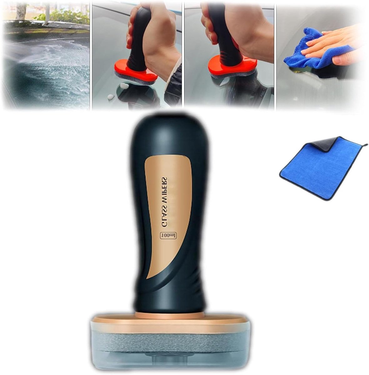 Glas Reinigingsbord - Voorruit Coating - Verbeter Zichtbaarheid - Hydrofobe Werking - 100ml - Niet gespecificeerd