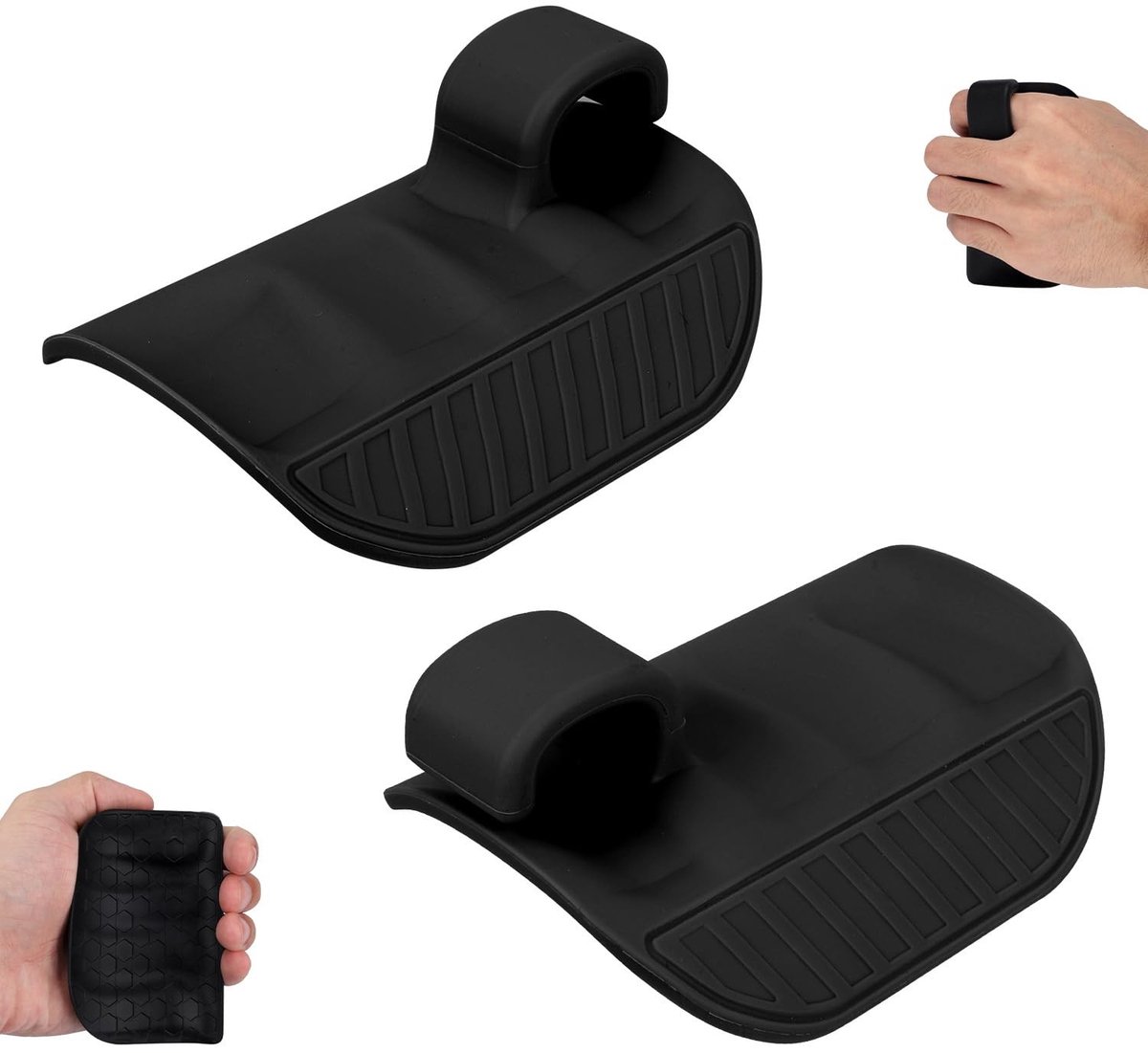 Solidchoice - Antislip Handgrepen voor Gewichtheffen, Set van 2