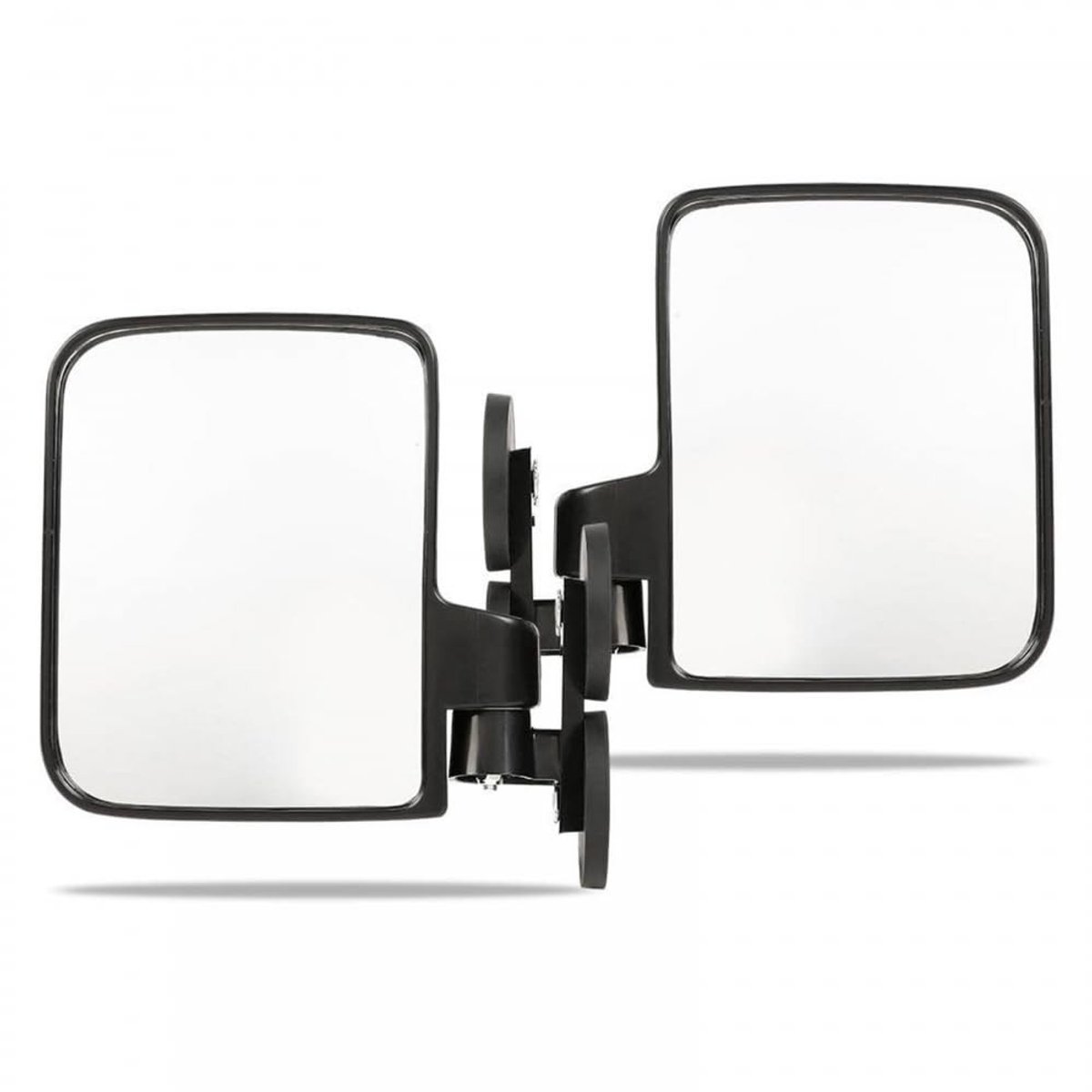Dailygoods- Zijspiegel Schokbestendig - Magnetische Zijspiegel - 360 Graden Rotatie - Breed Gezichtsveld - Duurzame ABS-Clip - 3 Stuks - Spiegel