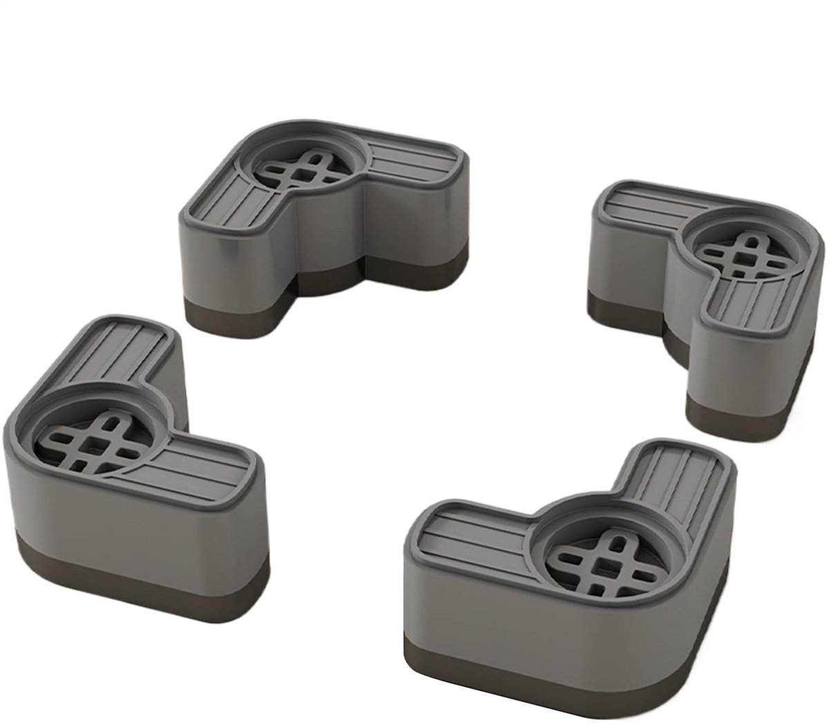 Dailygoods- Wasmachine Mat - Antislip/Schoonmaakvriendelijk - Trillingsdempers - Stabilisatie Accessoires - Schokabsorberend - Waterdicht oppervlak