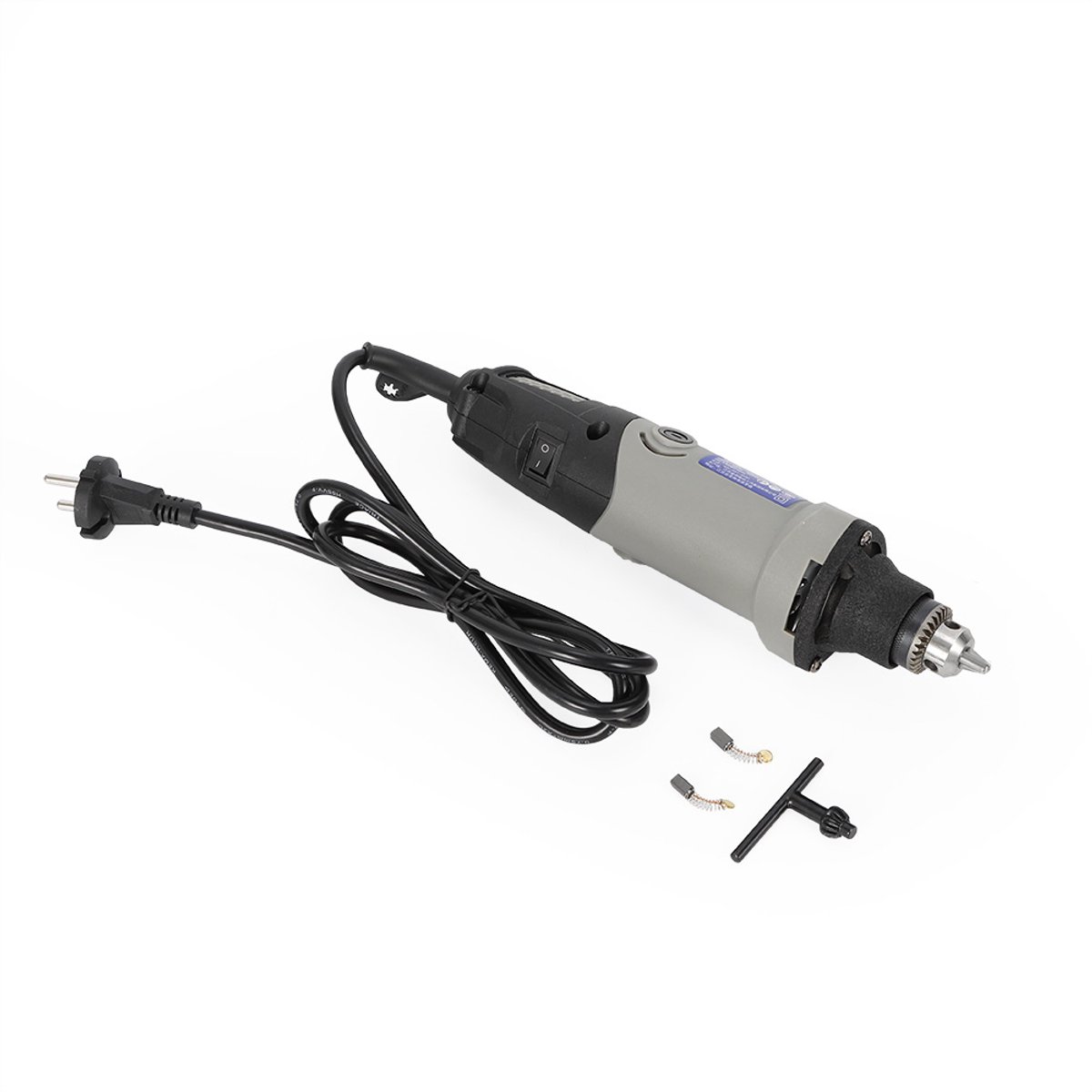 NAVOBIZ Rechte slijpmachine - Elektrische slijper - Precisie slijper - 400W - 6 snelheden - Ergonomisch ontwerp - Grijs ontwerp