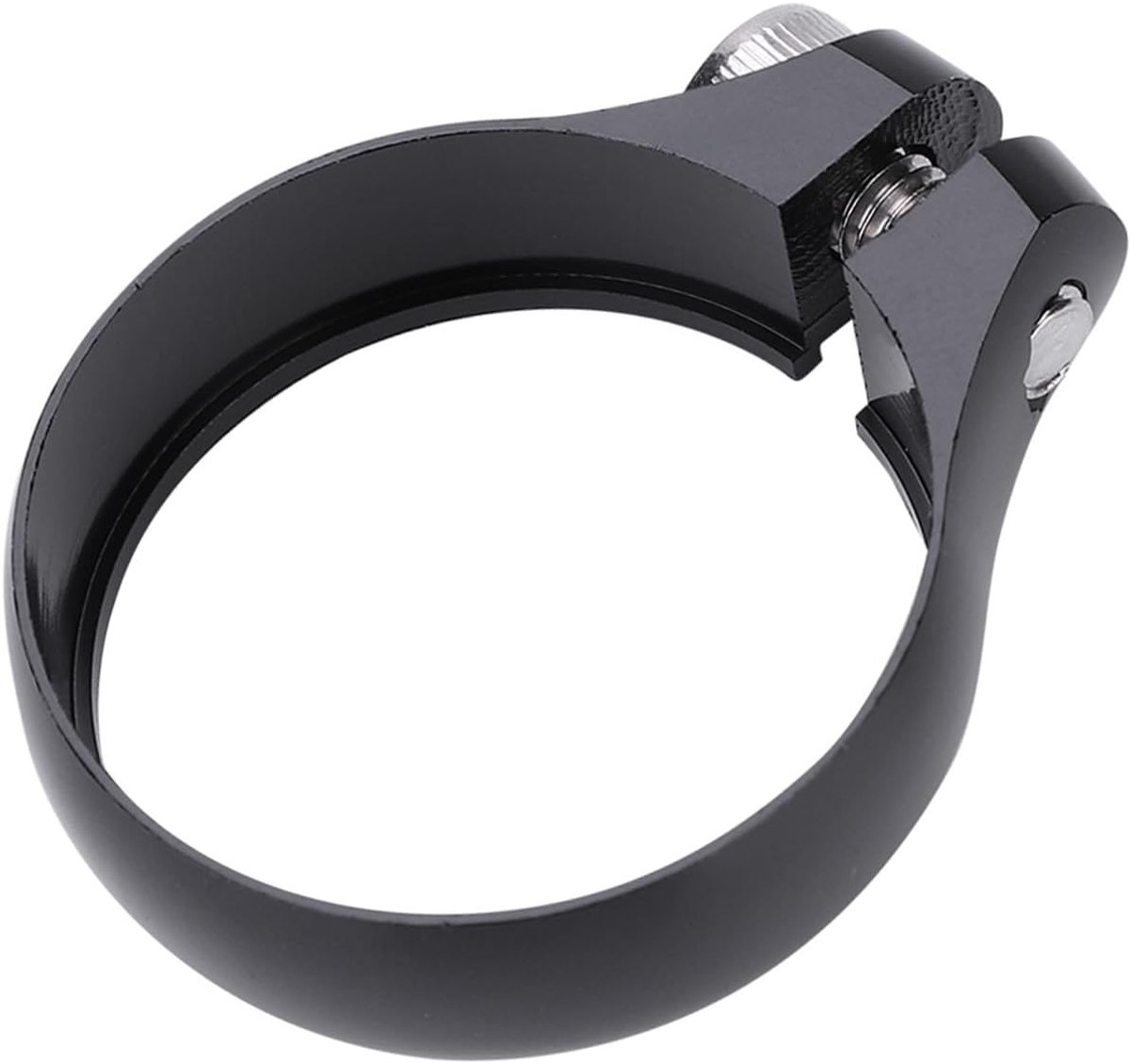 Zadelpenklem - Fietsonderdeel - Fietszadel Monteren - Lichtgewicht Aluminium - 27.2 mm - Zwart