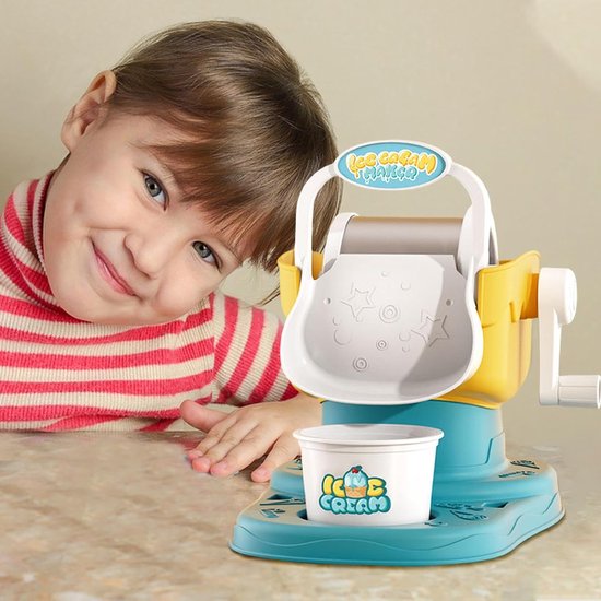 Ijsmachine Kinderen - Yoghurt Maker - Zelf IJs Maken - Stimuleert Creativiteit - 17.5x22.1x19.2cm - Meerkleurig — afbeelding 4