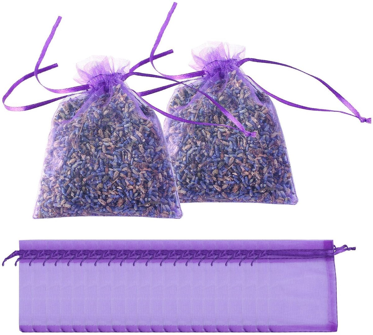 Dailygoods- Organza Zakjes 30 Stuks - 7 x 9 cm - Cadeauzakjes - Snoepzakjes - Sieradenzakjes - Bruiloft - Trekkoord