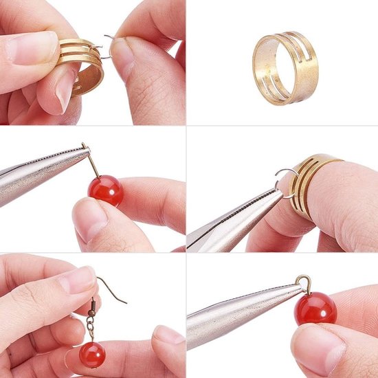 1390 Stuks Jump Rings en Split Rings, Zilveren Metaalringen voor Kettingen, Armbanden en DIY Sieraden, Ideaal voor Sieraden Maken en Creatieve Projecten — afbeelding 3
