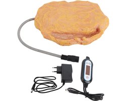 Verwarmingssteen voor Reptielen, 5W 12V Temperatuurregeling, Ideaal voor Hagedissen en Schildpadden, Energiebesparende Rock Heater