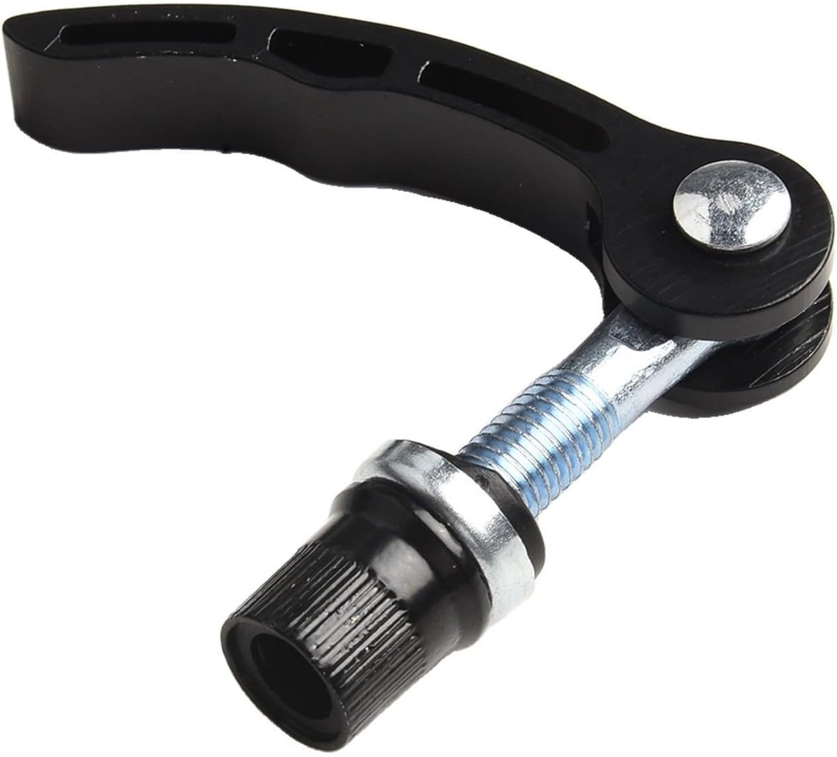 Zadelpenklem - Fiets Spies - Zithoogte Aanpassen - Gereedschapsvrij - M6x45mm - Zwart