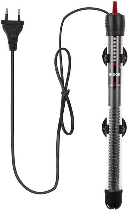 Aquarium Verwarming - Aquarium Heater - Vissen Warm Houden - Verstelbare Temperatuur - 300W - Zwart