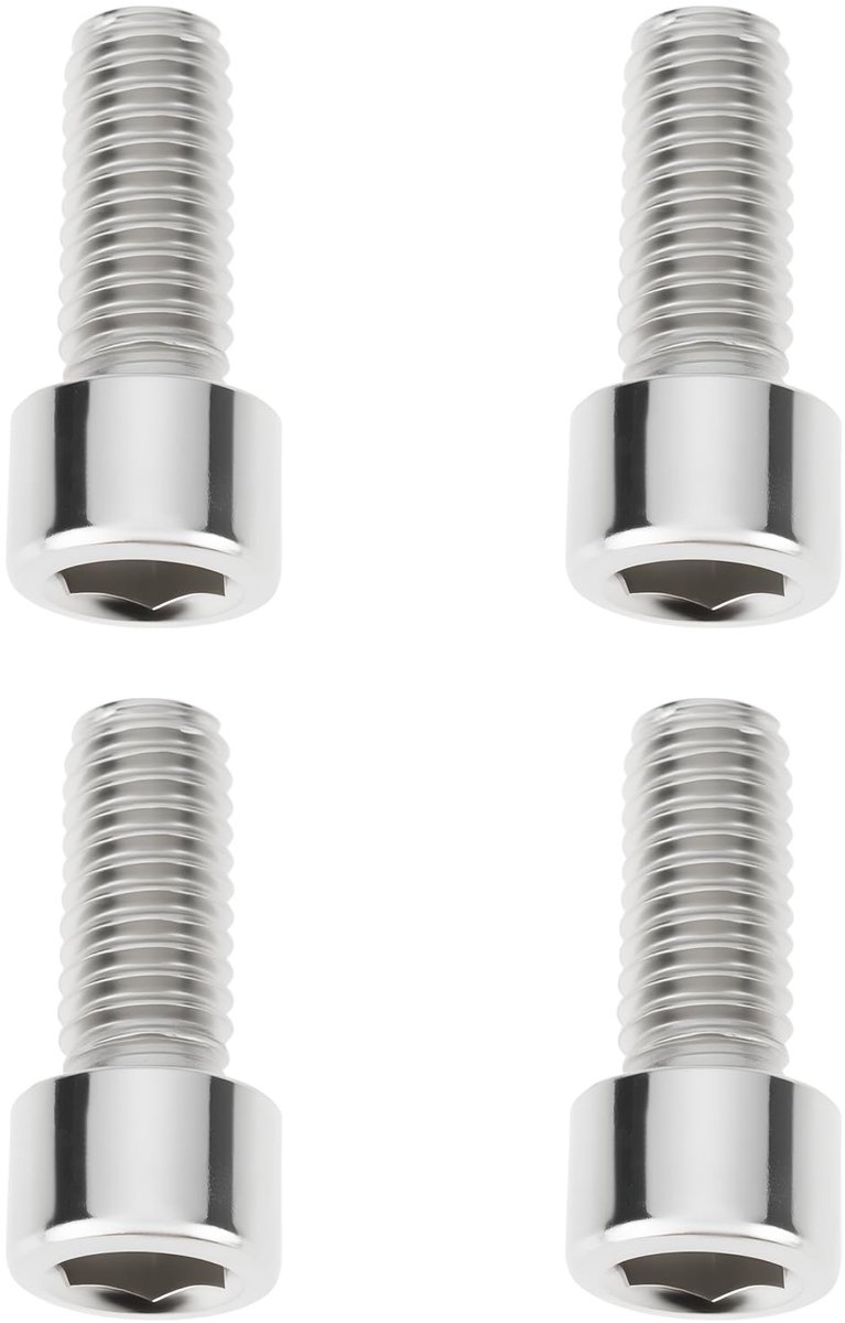Dailygoods- Schroef M6x14 mm Zeshoekig - 4 Stuks - Roestvrij Staal - Compatibel met Makita DMR107/DMR108/DMR109/DMR112 - Onderdeelnummer SE9076146A - Bevestigingsschroef