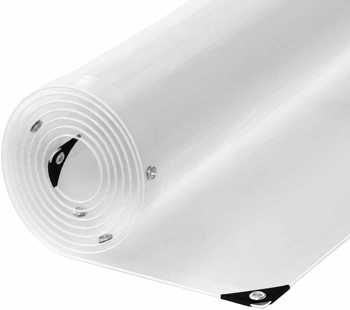 Doorzichtig Zeildoek - Waterdicht Dekzeil - Tuin Beschermen - Met Oogjes - 1x5 Meter - Transparant