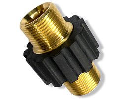 SnelShoppen - Koppeling Slangaansluiting voor Waterpomp, Tuin, Kärcher, M & M Smartek, 4.403-002.0, 1 Stuk, Kunststof, Voor Tuinonderhoud en Schoonmaa