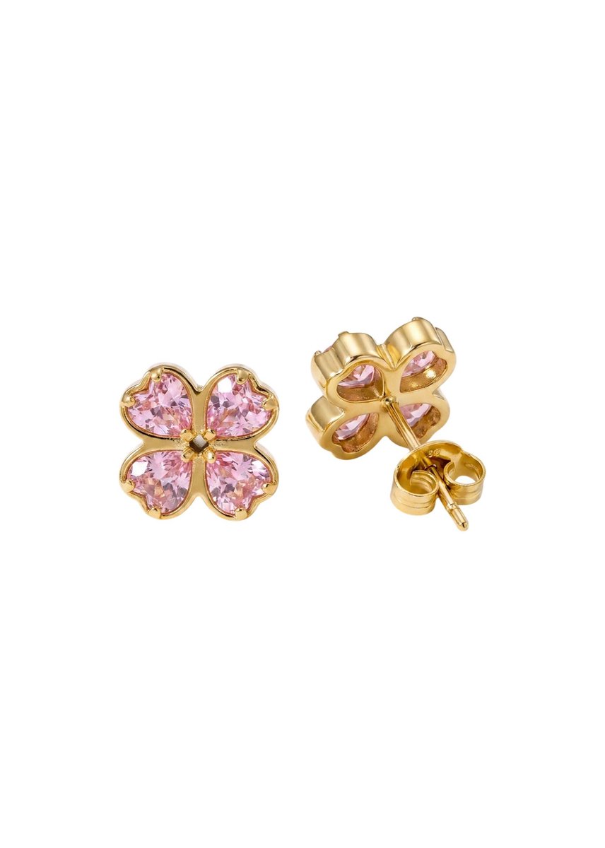 PURELEI Oorbellen Rosa Cuore