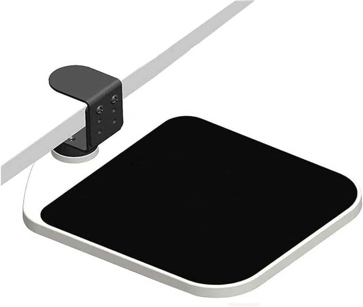 Ergonomische Armsteun en Polssteun, Verstelbare Clip-on Muismat voor Thuis en Kantoor, 360° Draaiend en Desk Extender voor Comfortabel Werken