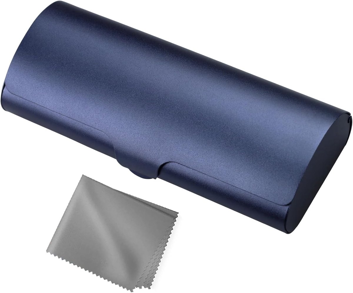 SnelShoppen - Lichtgewicht Aluminium Brillenkoker voor Dames en Heren - Duurzaam, Compact, Elegant Design - Ideaal voor Op Reis, Sport en Dagelijks Ge