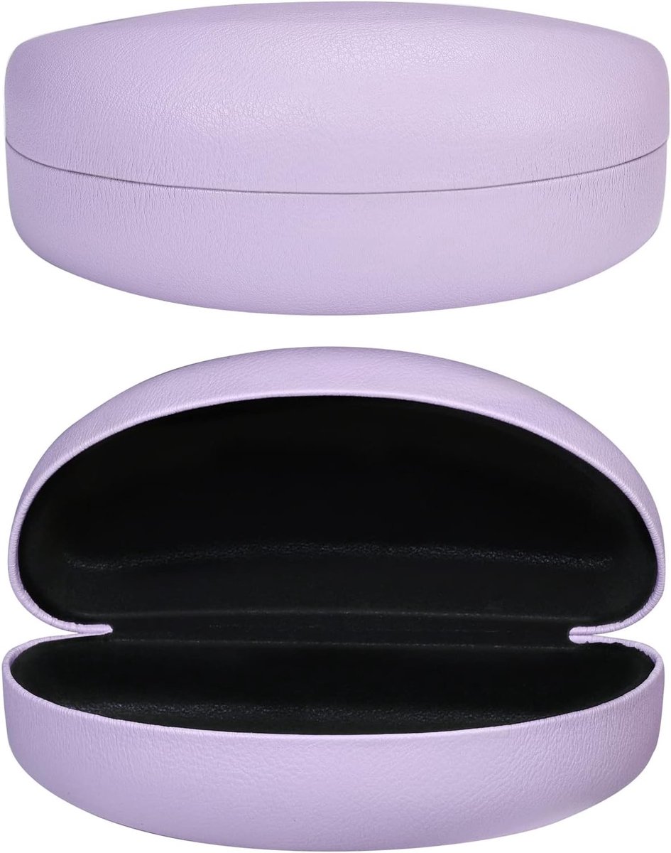 zonnebril case grote hard shell - klassieke stijl - inclusief reinigingsdoek - beschermt uw zonnebril - SnelShoppen