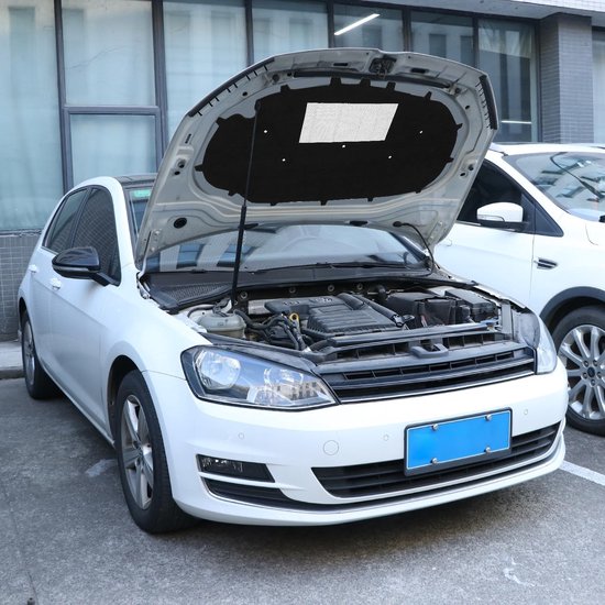 Isolatiemat voor motorkap met clips, geschikt voor VW Golf 6 - Geluidsisolatie en hittebestendig materiaal — afbeelding 5