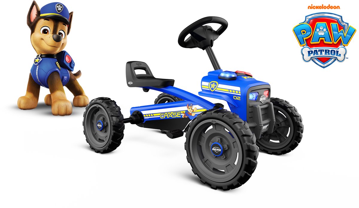 BERG Buzzy PAW Patrol® Chase Skelter - 2+ jaar - Verstelbare Stoel - Anti-lek EVA banden - Blauw — afbeelding 5