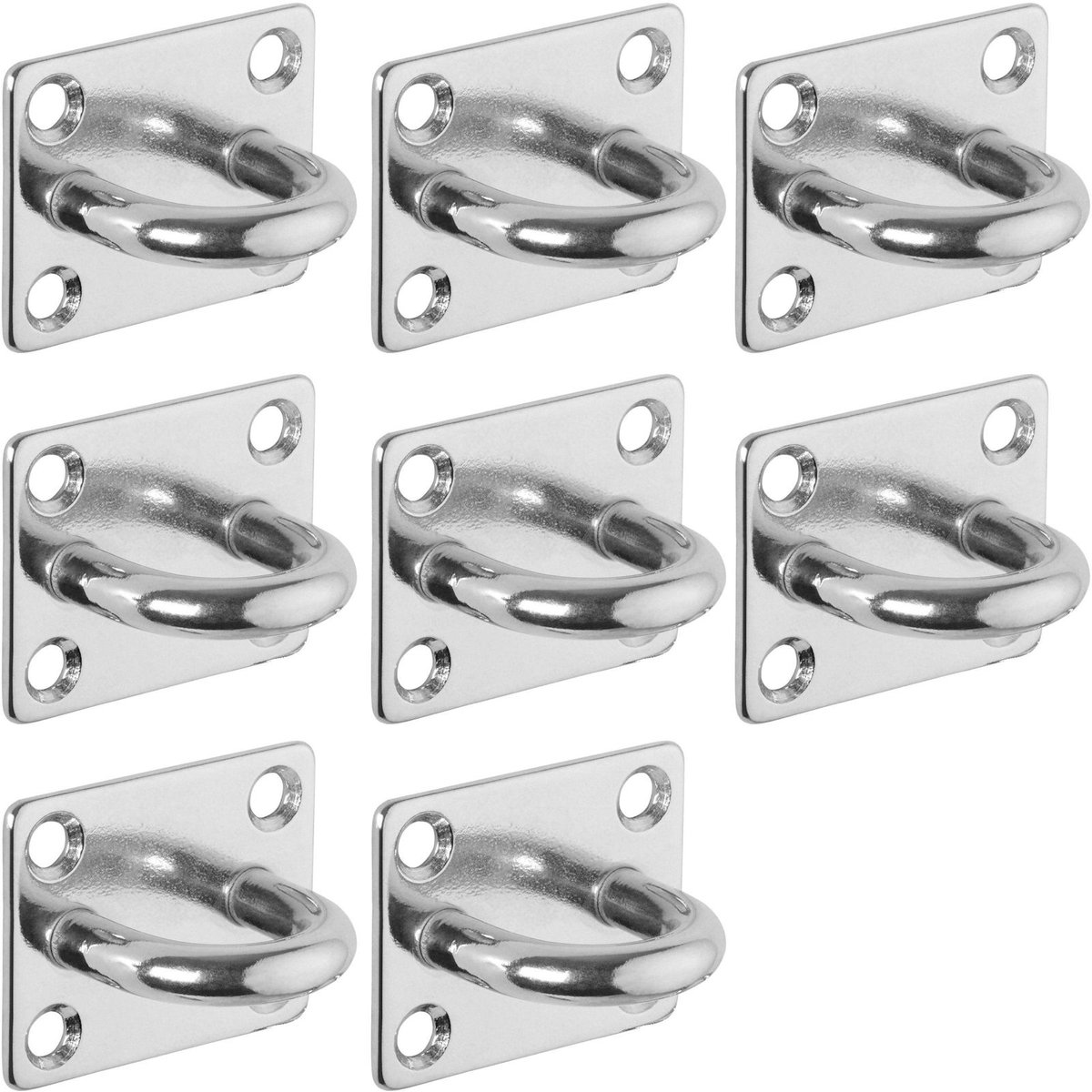 8 x sjorogen 50x40 V2A roestvrij staal SS304