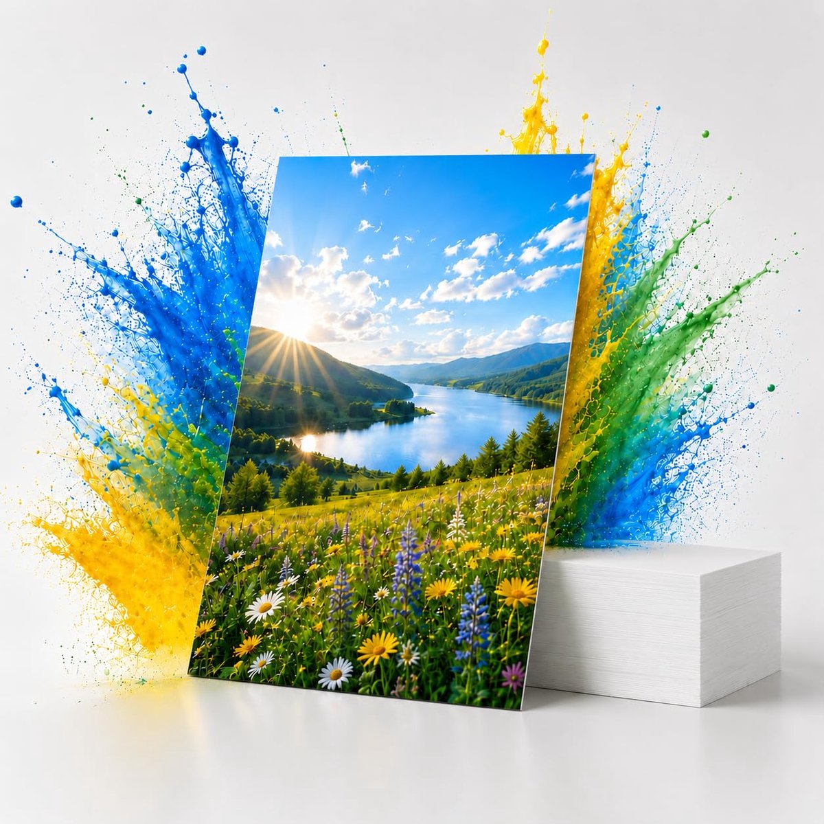 SnelShoppen - Fotopapier 10x15cm, 260 vellen, 200g/m² Hoogglanzend Fotopapier voor Professionele Afdrukken, Foto's, Creatieve Projecten, Feestelijke G