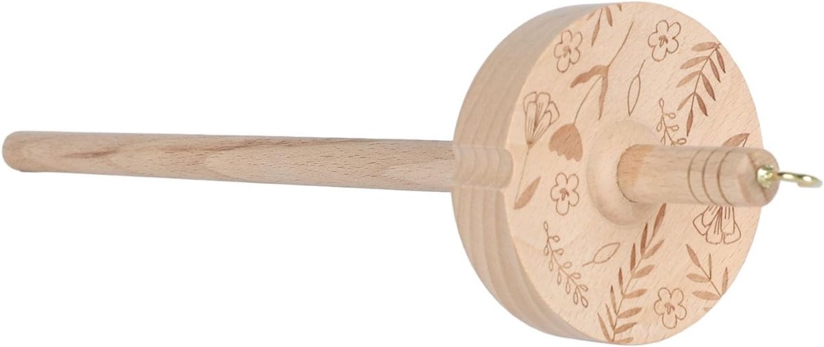 Handmatige Wol Spin Kit met Houten Spindel, Ideaal voor Beginners en Plantaardige Vezels, Garen Spin Gereedschap voor Creatieve Projecten