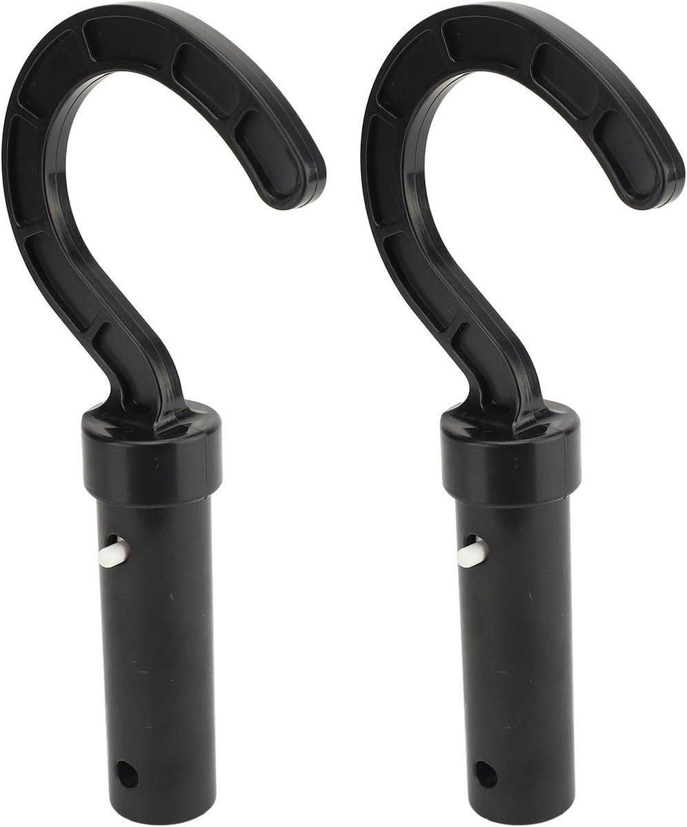 2 Stuks Pool Cleaner Haak voor Telescopische Poles - Accessoires voor Robot Zwembadreiniger, Duurzaam en Lichtgewicht ABS Ontwerp