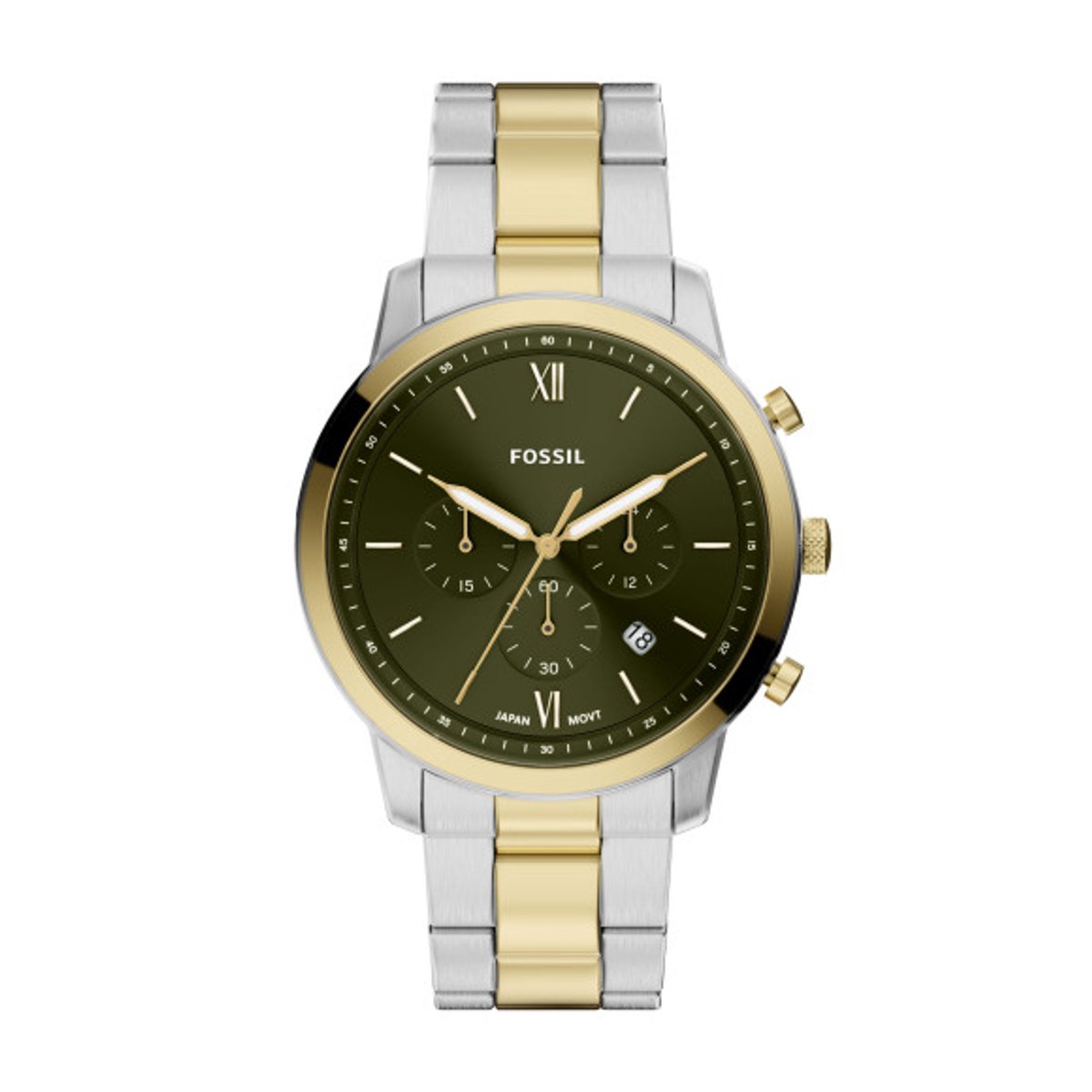 FOSSIL Neutra Mannen Horloge 44 mm Zilverkleurig