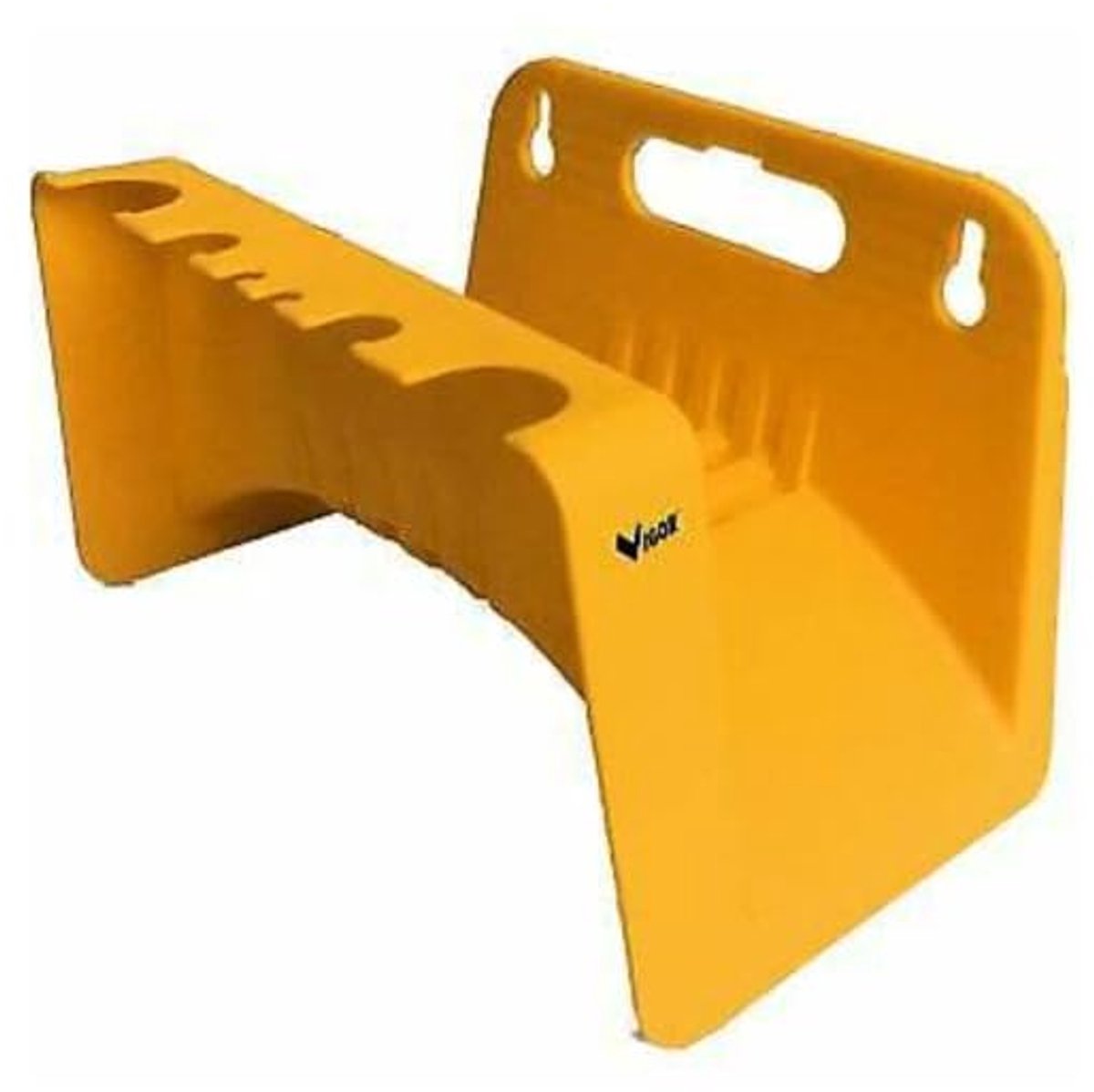 SnelShoppen - Vigor Slanghaspel Smile 50 m - Kunststof Tuinslanghouder - Muurbevestiging - Perfect voor Tuin, Camping en Schoonmaak