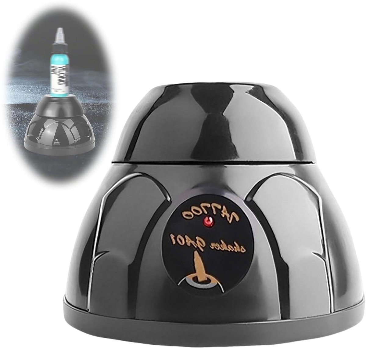 Mini Mixer - Draaitafel Apparatuur - Vloeistoffen Mengen - Snelle Rotatie - 10 x 10 x 10 cm - Zwart