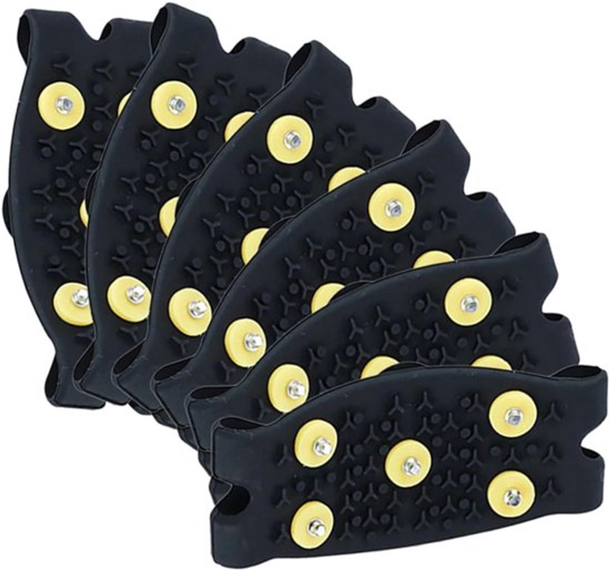 3 Paar Kinderen Crampons voor IJs, Grip Spikes voor Schoenen, Ideaal voor Bergbeklimmen en Winteractiviteiten