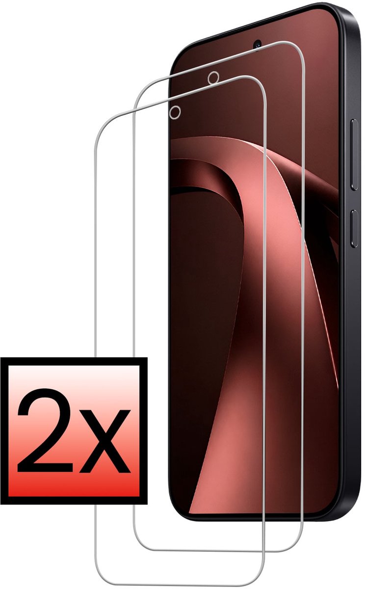 Screenprotector - 2 Stuks - Geschikt voor Xiaomi 17T - Extra Sterk - Beschermglas - Gehard Glas - Tempered Glass - Screen Protector - Bescherm Cover