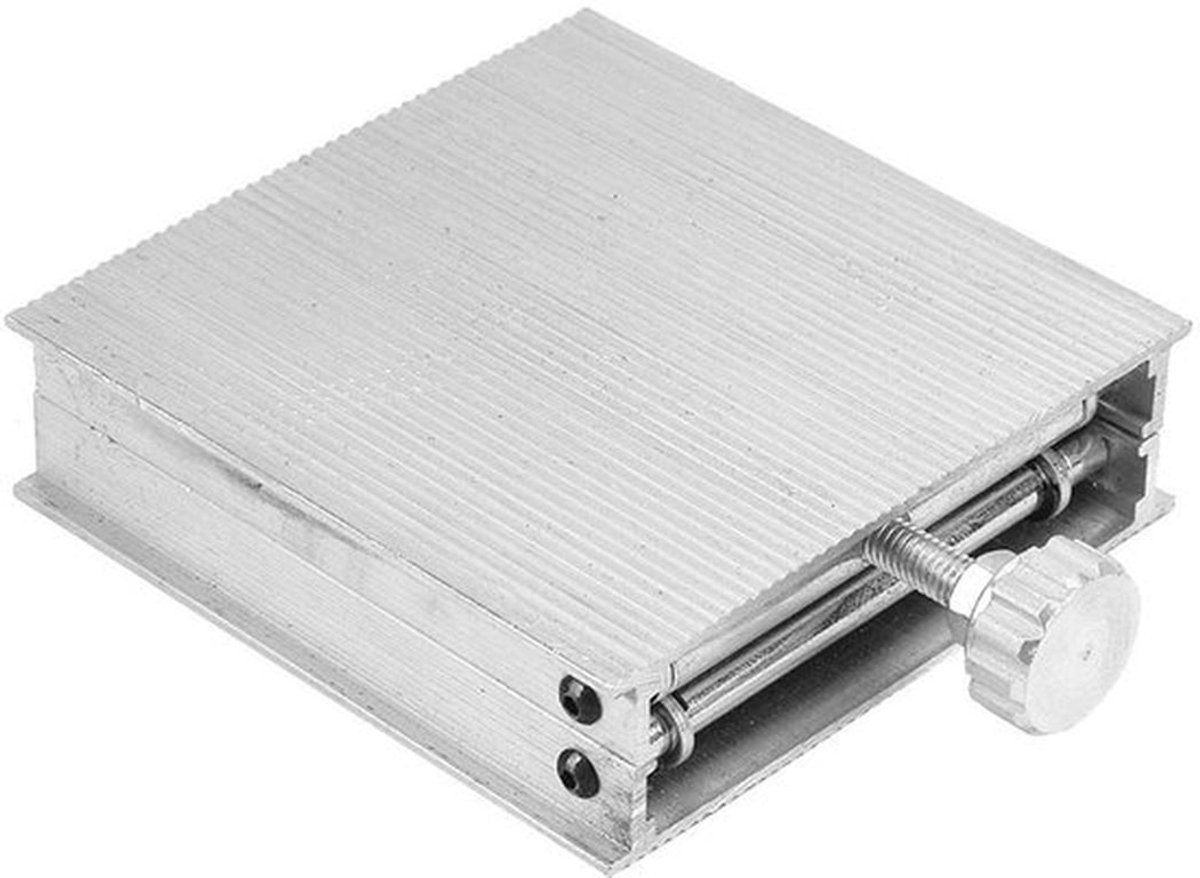 Liftstandaard Verstelbaar - Hefplatform Aluminiumlegering - Nivellering - Hulpmeetinstrument - Afmetingen 90x90mm - Max. Hefhoogte 90mm - Meetstandaard