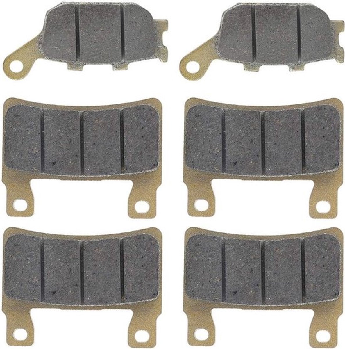 Set van 6 Remblokken voor Motorfiets - Geschikt voor CBR 600 F4/F4I, CBR 929 RR, VTR 1000 SP-1 - Hoogwaardige Remprestaties en Duurzaamheid