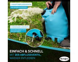 Handwasmachine Zonder Stroom – Draagbare Waszak met Wasbord – Opvouwbare Reiswasmachine – 30 Liter Voor Camping en Reizen