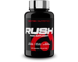 Scitec Nutrition® - RUSH (120 capsules) - 30 doseringen - caffeine - taurine - synefrine - pre-workout