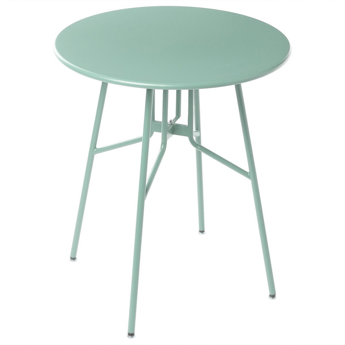 ANCONA - Tuintafel - Lichtgroen - 90 cm - Aluminium
