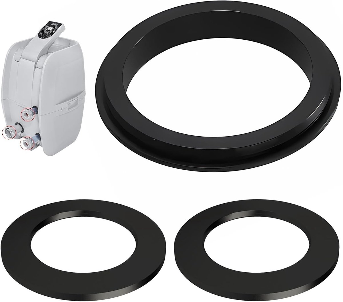 Rubber afdichtingen set voor Lay Z Spa - 3-pack Clutch afdichtingen, Wasmachines en zwembadaccessoires