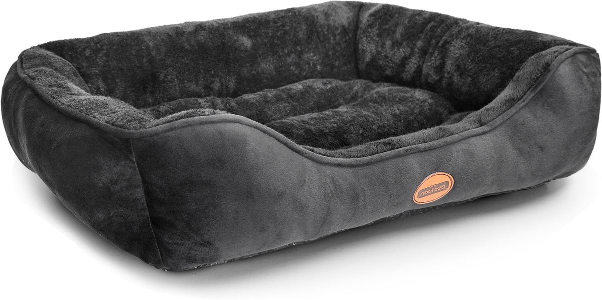 Nobleza Hondenmand - Hondenbed - 77x67x19 cm - L - Zwart