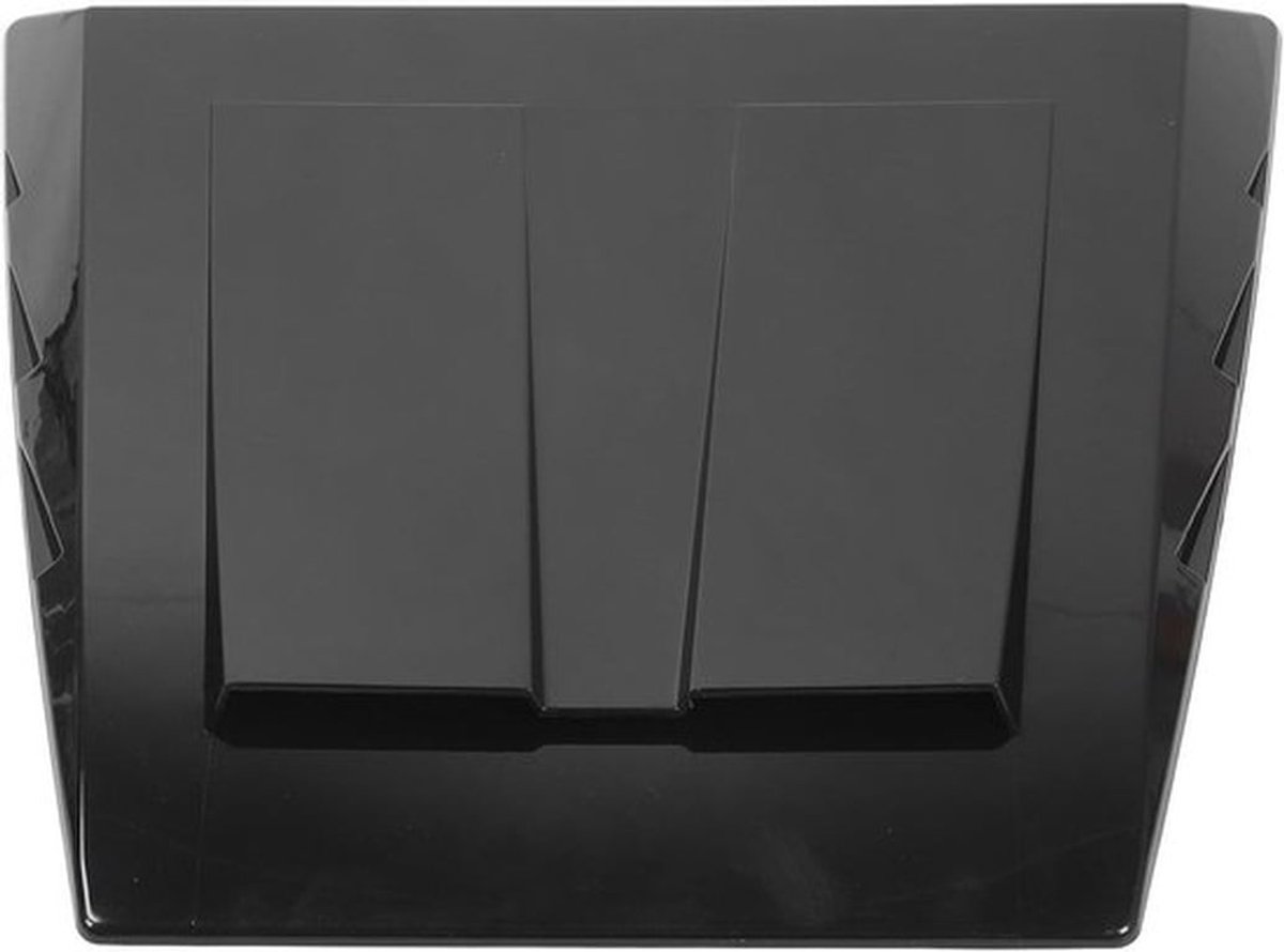 Ventilatierooster voor auto - Decoratieve luchtinlaat voor motorkap, universele accessoires in glanzend zwart