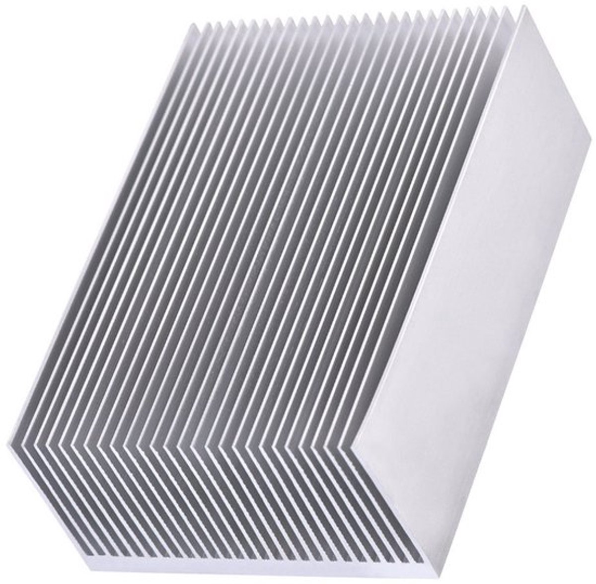 Aluminium Koellichaam - 23 Lamellen - Efficiënte warmteafvoer - 100 x 69 x 36 mm - Geschikt voor LED en Transistor - Hoogwaardige koeling...