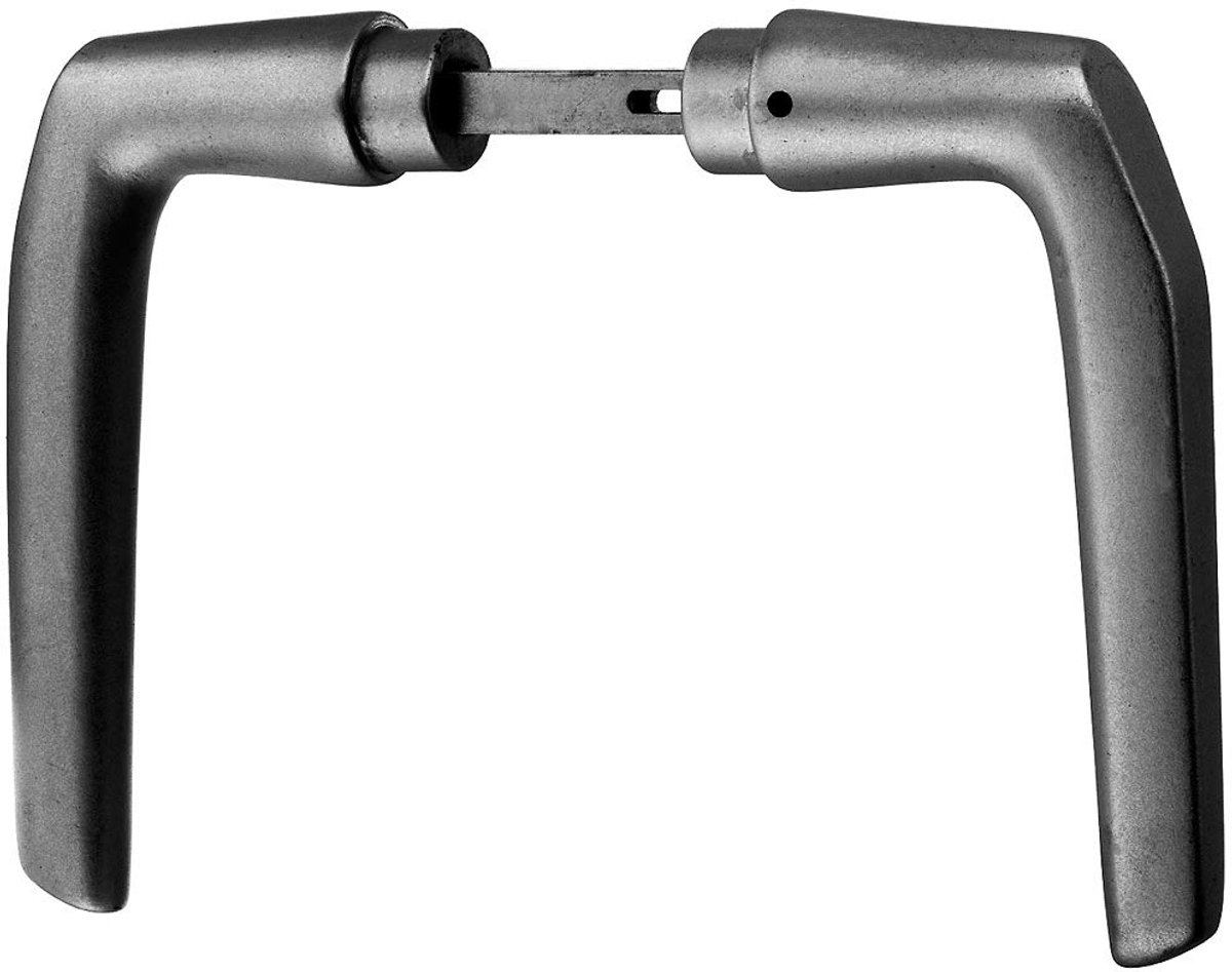 Deurklink Aluminium - Deur Kruk - Deuren Monteren - Voor Sluitkasten - 115 mm Breed - Zilver
