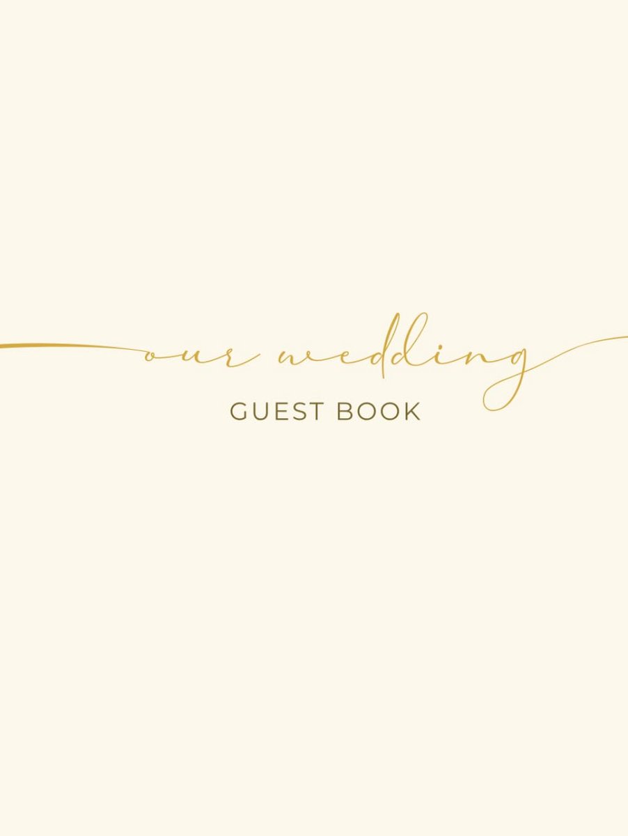 SnelShoppen - Elegante Bruiloft Gastenboek - Luxe Ontwerp met Crème Papier - 149 Pagina's voor Onvergetelijke Herinneringen - Tijdloze Aandenken voor