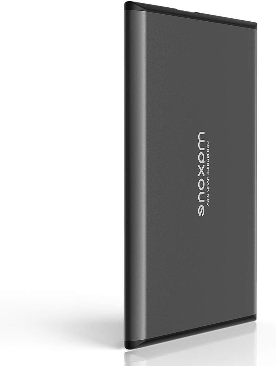 Externe Harde Schijf - Draagbare Opslag - Bestanden Opslaan - Ultradun Aluminium - 1 TB - Grijs
