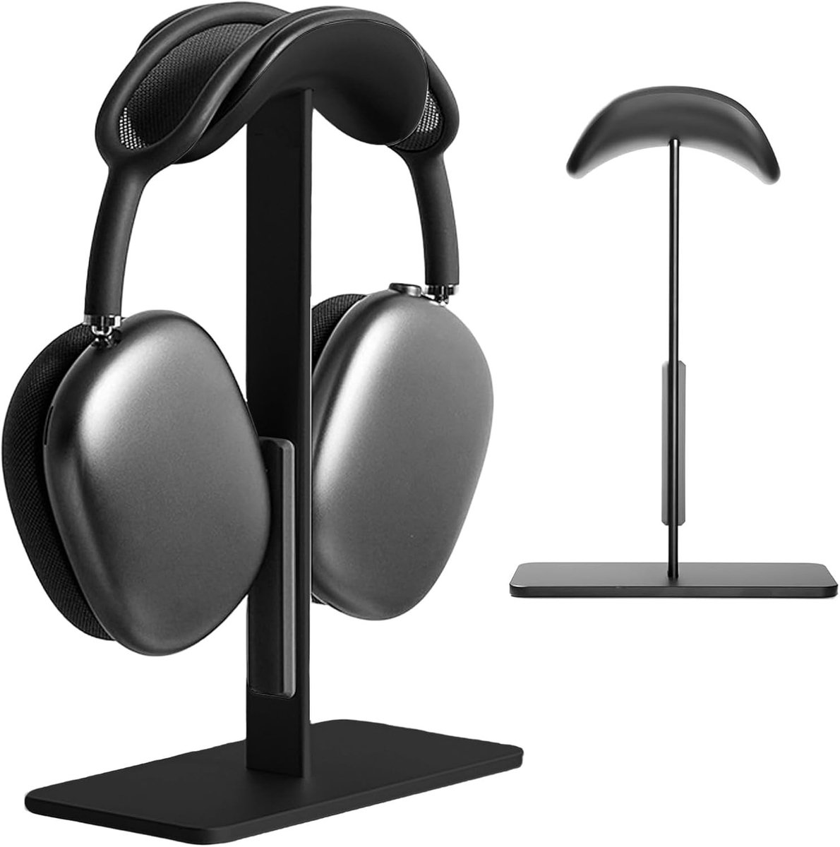 Hoofdbandhouder van Aluminium met Slaapstand, Antislip Gaming Hoofdtelefoonhouder voor Kantoor met Krassenbestendige Bescherming, Geschikt voor Diverse Hoofdtelefoons en Accessoires
