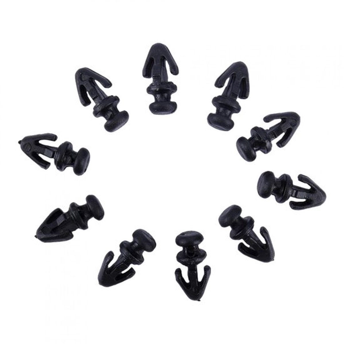 Deur Pakking Clip Set - 10 Stuks - Tochtstrip Bevestigingsclip - Zwart - Voor Mondeo MK2/MK3/MK4 - OEM 1042065 - Clipset
