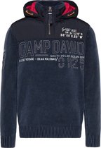 Camp David ® Pullover met afneembare capuchon Polar Ocean donkerblauw (L)