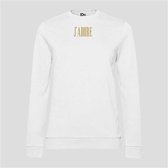 SWEATER GOLD JADORE WHITE (L)