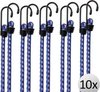10 x Araignée à bagages en caoutchouc avec crochets 30 cm x 8 mm Ø